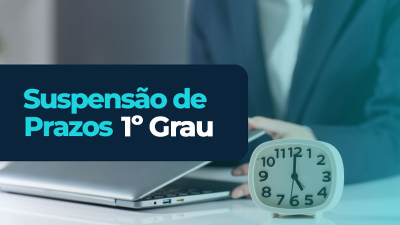 Página Suspensão de Prazos